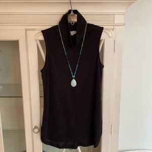 LOFT Cowl Neck Sleeveless Top